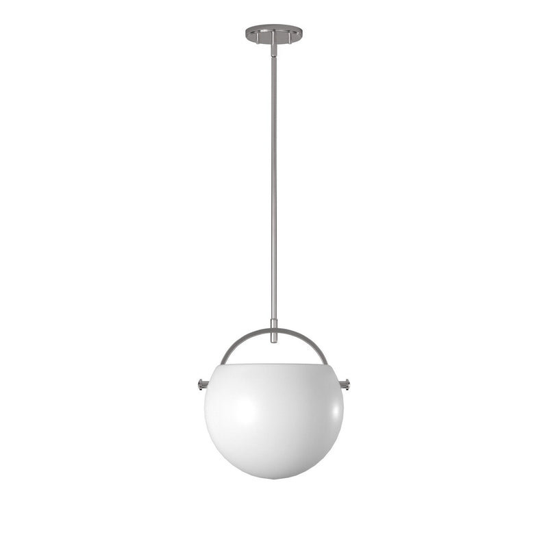 One Light Pendant<br /><span style="color:#4AB0CE;">Entrega: 4-10 dias en USA</span><br /><span style="color:#4AB0CE;font-size:60%;">PREGUNTE POR ENTREGA EN PANAMA</span><br />Collection: Single<br />Finish: Satin Nickel