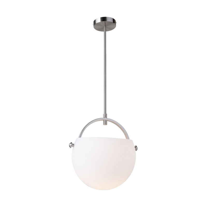 One Light Pendant<br /><span style="color:#4AB0CE;">Entrega: 4-10 dias en USA</span><br /><span style="color:#4AB0CE;font-size:60%;">PREGUNTE POR ENTREGA EN PANAMA</span><br />Collection: Single<br />Finish: Satin Nickel