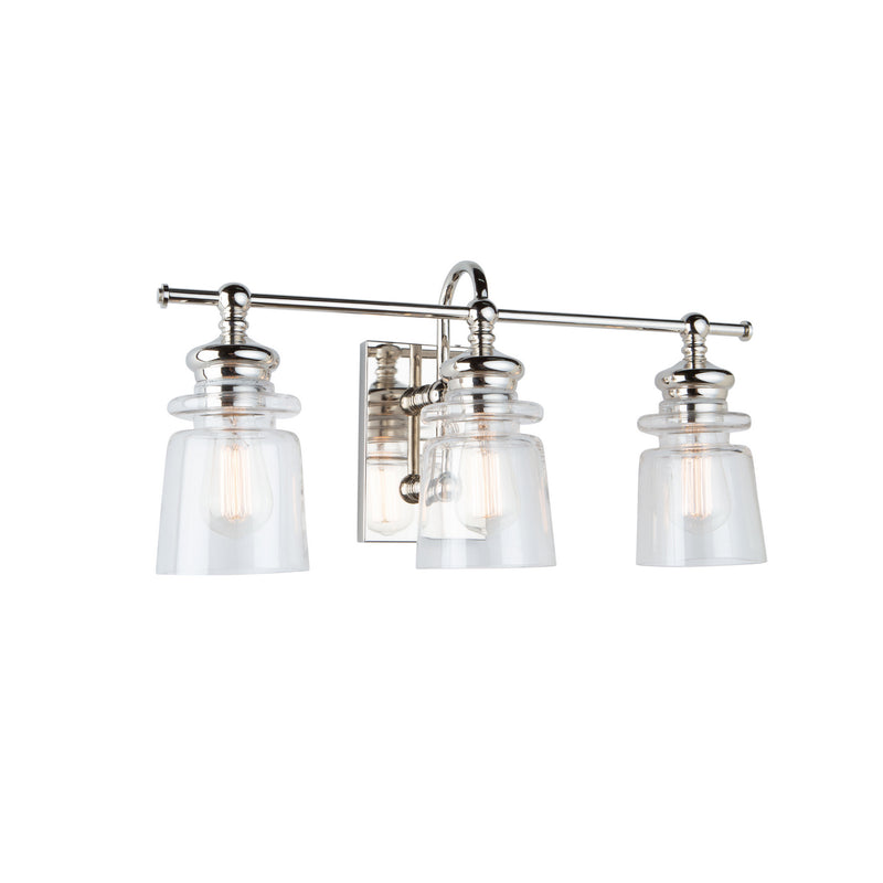 Artcraft Canada - AC11593PN - Three Light Wall Sconce - Castara - Polished Nickel