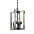 Artcraft Canada - AC11654BK - Four Light Chandelier - Gatehouse - Beach Wood & Black
