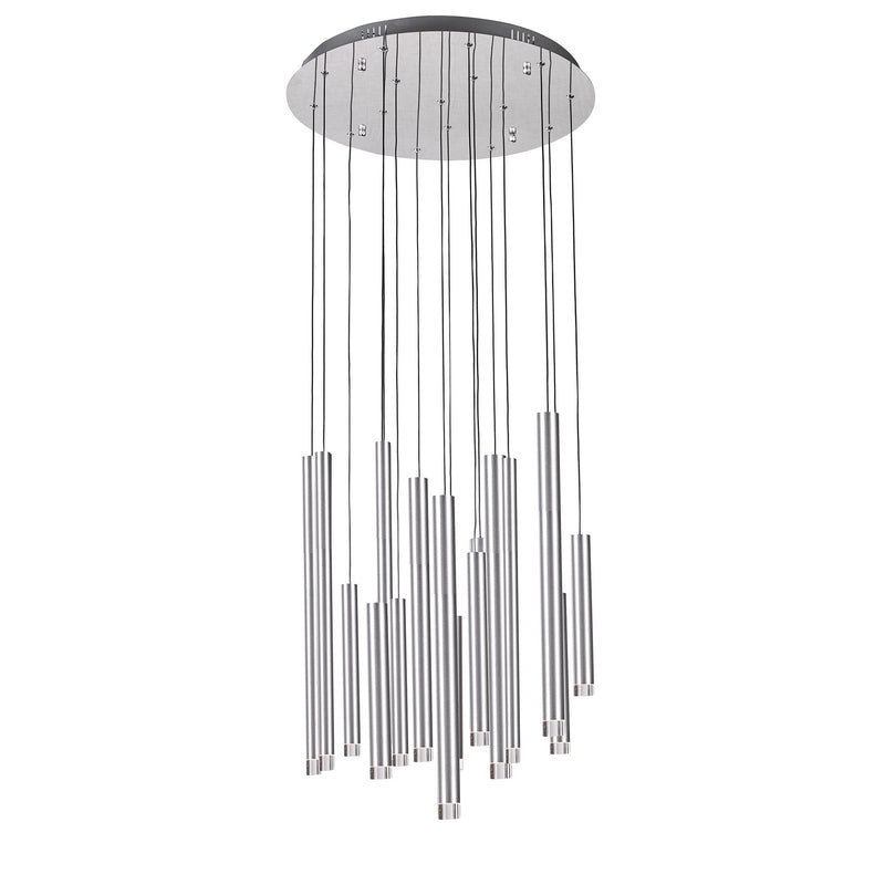 Artcraft Canada - AC7086SA - LED Chandelier - Galiano - Satin Aluminum