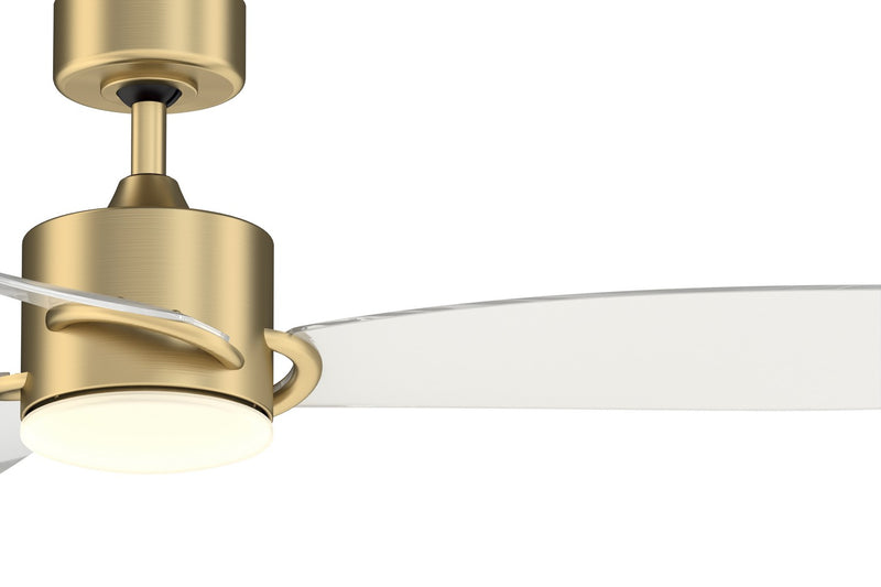 52"Ceiling Fan<br /><span style="color:#4AB0CE;">Entrega: 4-10 dias en USA</span><br /><span style="color:#4AB0CE;font-size:60%;">PREGUNTE POR ENTREGA EN PANAMA</span><br />Collection: SculptAire<br />Finish: Brushed Satin Brass