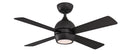 44"Ceiling Fan<br /><span style="color:#4AB0CE;">Entrega: 4-10 dias en USA</span><br /><span style="color:#4AB0CE;font-size:60%;">PREGUNTE POR ENTREGA EN PANAMA</span><br />Collection: Kwad 44<br />Finish: Black