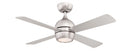 44"Ceiling Fan<br /><span style="color:#4AB0CE;">Entrega: 4-10 dias en USA</span><br /><span style="color:#4AB0CE;font-size:60%;">PREGUNTE POR ENTREGA EN PANAMA</span><br />Collection: Kwad 44<br />Finish: Brushed Nickel