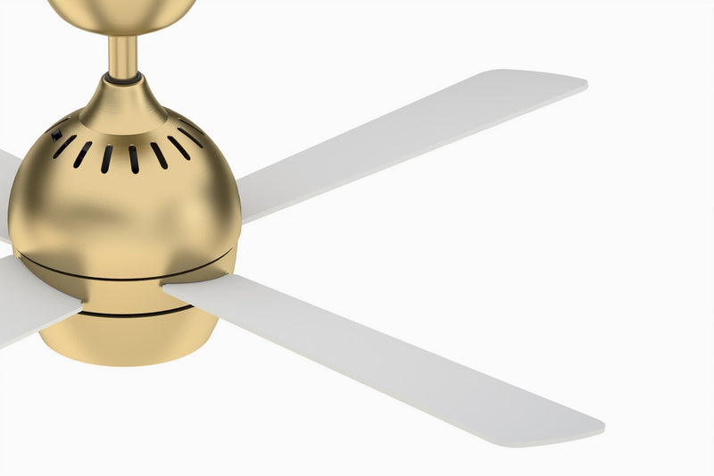 44"Ceiling Fan<br /><span style="color:#4AB0CE;">Entrega: 4-10 dias en USA</span><br /><span style="color:#4AB0CE;font-size:60%;">PREGUNTE POR ENTREGA EN PANAMA</span><br />Collection: Kwad 44<br />Finish: Brushed Satin Brass