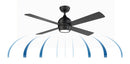 52"Ceiling Fan<br /><span style="color:#4AB0CE;">Entrega: 4-10 dias en USA</span><br /><span style="color:#4AB0CE;font-size:60%;">PREGUNTE POR ENTREGA EN PANAMA</span><br />Collection: Kwad 52<br />Finish: Black