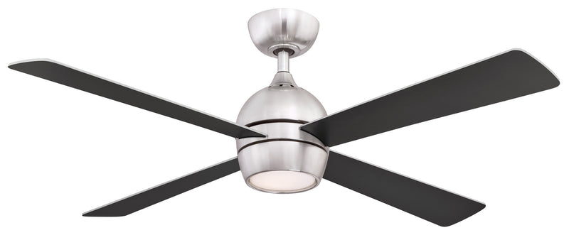 52"Ceiling Fan<br /><span style="color:#4AB0CE;">Entrega: 4-10 dias en USA</span><br /><span style="color:#4AB0CE;font-size:60%;">PREGUNTE POR ENTREGA EN PANAMA</span><br />Collection: Kwad 52<br />Finish: Brushed Nickel