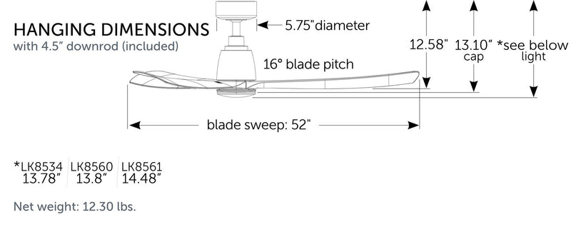 52"Ceiling Fan<br /><span style="color:#4AB0CE;">Entrega: 4-10 dias en USA</span><br /><span style="color:#4AB0CE;font-size:60%;">PREGUNTE POR ENTREGA EN PANAMA</span><br />Collection: Kute 52<br />Finish: Black