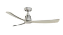 52"Ceiling Fan<br /><span style="color:#4AB0CE;">Entrega: 4-10 dias en USA</span><br /><span style="color:#4AB0CE;font-size:60%;">PREGUNTE POR ENTREGA EN PANAMA</span><br />Collection: Kute 52<br />Finish: Brushed Nickel