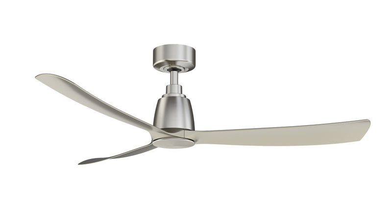52"Ceiling Fan<br /><span style="color:#4AB0CE;">Entrega: 4-10 dias en USA</span><br /><span style="color:#4AB0CE;font-size:60%;">PREGUNTE POR ENTREGA EN PANAMA</span><br />Collection: Kute 52<br />Finish: Brushed Nickel
