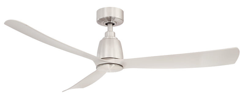 52"Ceiling Fan<br /><span style="color:#4AB0CE;">Entrega: 4-10 dias en USA</span><br /><span style="color:#4AB0CE;font-size:60%;">PREGUNTE POR ENTREGA EN PANAMA</span><br />Collection: Kute 52<br />Finish: Brushed Nickel