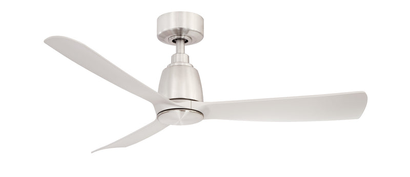 44"Ceiling Fan<br /><span style="color:#4AB0CE;">Entrega: 4-10 dias en USA</span><br /><span style="color:#4AB0CE;font-size:60%;">PREGUNTE POR ENTREGA EN PANAMA</span><br />Collection: Kute 44<br />Finish: Brushed Nickel