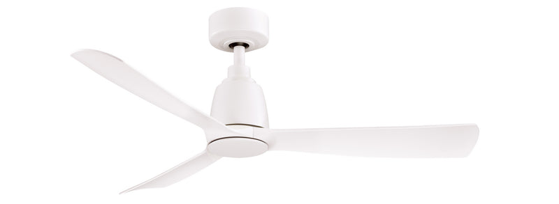 44"Ceiling Fan<br /><span style="color:#4AB0CE;">Entrega: 4-10 dias en USA</span><br /><span style="color:#4AB0CE;font-size:60%;">PREGUNTE POR ENTREGA EN PANAMA</span><br />Collection: Kute 44<br />Finish: Matte White