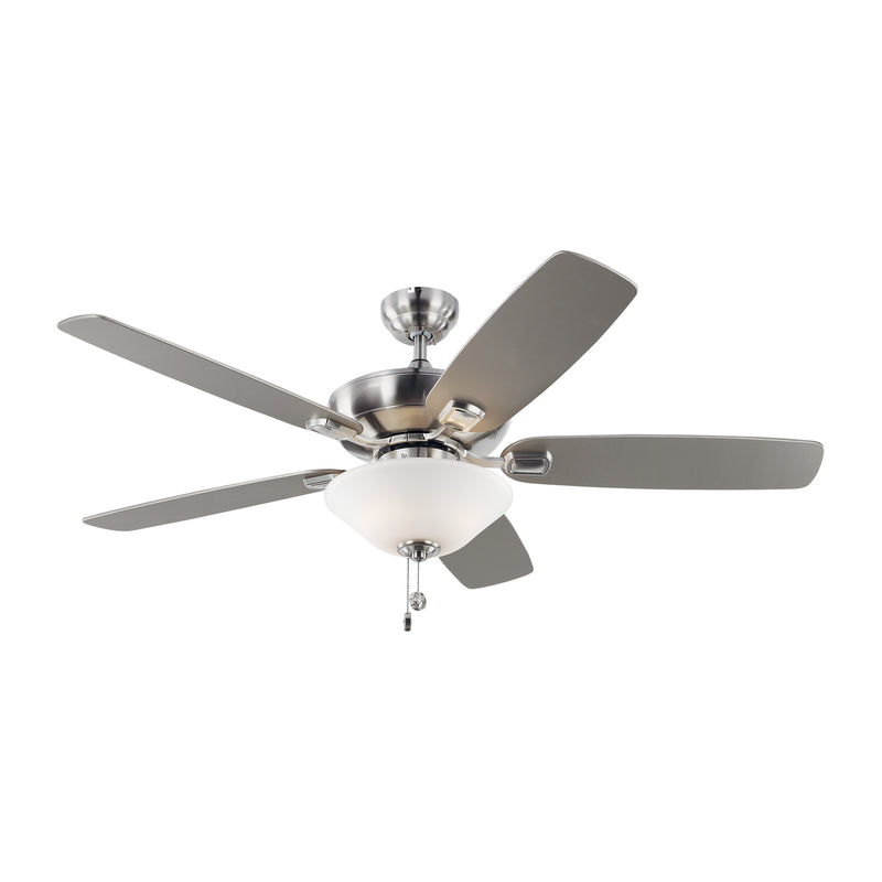 52" Ceiling Fan<br /><span style="color:#4AB0CE;">Entrega: 4-10 dias en USA</span><br /><span style="color:#4AB0CE;font-size:60%;">PREGUNTE POR ENTREGA EN PANAMA</span><br />Collection: Colony<br />Finish: Brushed Steel