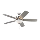60" Ceiling Fan<br /><span style="color:#4AB0CE;">Entrega: 4-10 dias en USA</span><br /><span style="color:#4AB0CE;font-size:60%;">PREGUNTE POR ENTREGA EN PANAMA</span><br />Collection: Colony<br />Finish: Brushed Steel