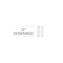 Visual Comfort Fan - DR12SN - Downrod - Universal - Satin Nickel