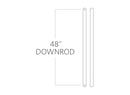 Visual Comfort Fan - DR48WGR - Downrod - Universal - Washed Grey