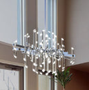 LED Chandelier<br /><span style="color:#4AB0CE;">Entrega: 4-10 dias en USA</span><br /><span style="color:#4AB0CE;font-size:60%;">PREGUNTE POR ENTREGA EN PANAMA</span><br />Collection: Facet<br />Finish: Polished Chrome