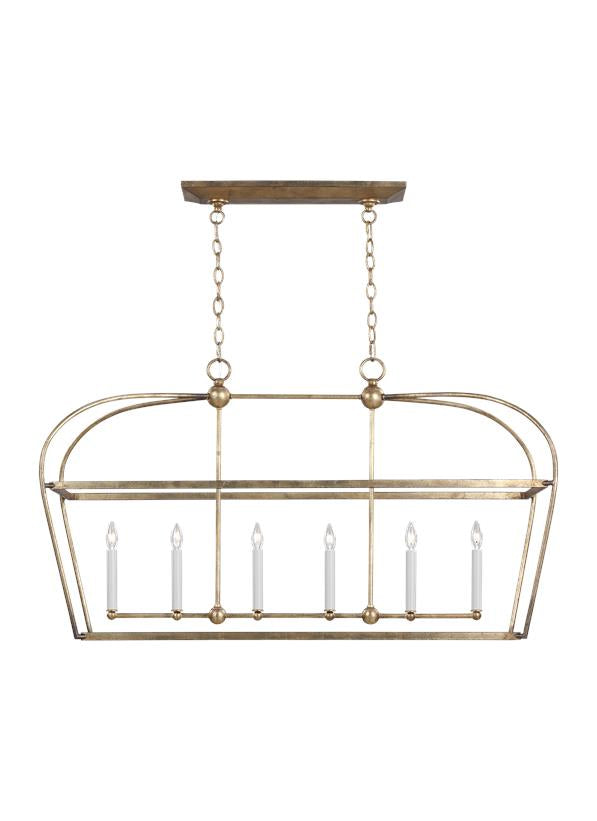 Six Light Chandelier<br /><span style="color:#4AB0CE;">Entrega: 4-10 dias en USA</span><br /><span style="color:#4AB0CE;font-size:60%;">PREGUNTE POR ENTREGA EN PANAMA</span><br />Collection: Stonington<br />Finish: Antique Gild