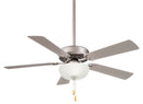Minka Aire - F448L-BS - 52"Ceiling Fan - Contractor Uni-Pack LED - Brushed Steel