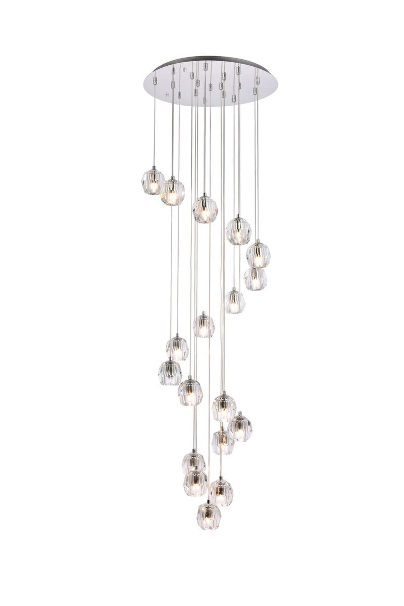 LED Pendant<br /><span style="color:#4AB0CE;">Entrega: 4-10 dias en USA</span><br /><span style="color:#4AB0CE;font-size:60%;">PREGUNTE POR ENTREGA EN PANAMA</span><br />Collection: Eren<br />Finish: Chrome