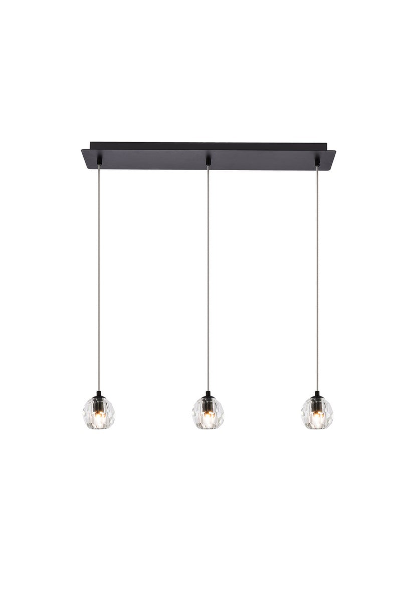 LED Pendant<br /><span style="color:#4AB0CE;">Entrega: 4-10 dias en USA</span><br /><span style="color:#4AB0CE;font-size:60%;">PREGUNTE POR ENTREGA EN PANAMA</span><br />Collection: Eren<br />Finish: Black