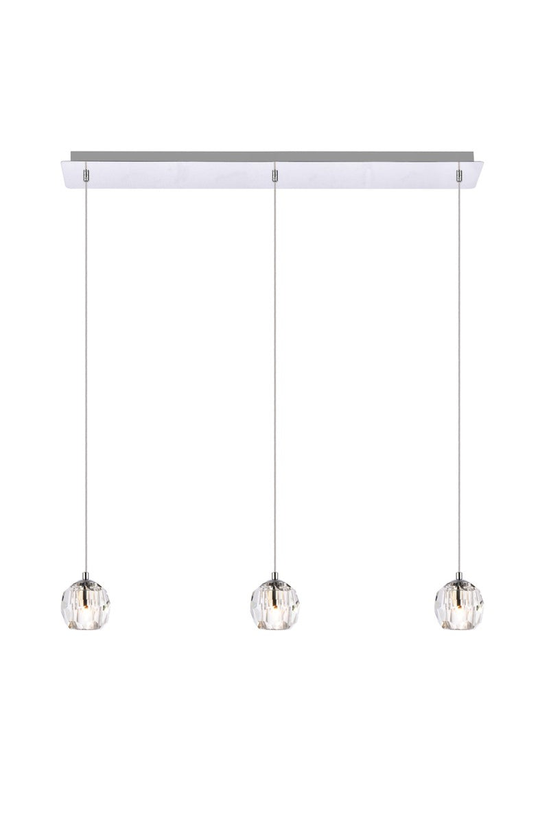 LED Pendant<br /><span style="color:#4AB0CE;">Entrega: 4-10 dias en USA</span><br /><span style="color:#4AB0CE;font-size:60%;">PREGUNTE POR ENTREGA EN PANAMA</span><br />Collection: Eren<br />Finish: Chrome