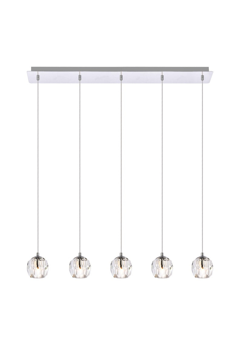 LED Pendant<br /><span style="color:#4AB0CE;">Entrega: 4-10 dias en USA</span><br /><span style="color:#4AB0CE;font-size:60%;">PREGUNTE POR ENTREGA EN PANAMA</span><br />Collection: Eren<br />Finish: Chrome