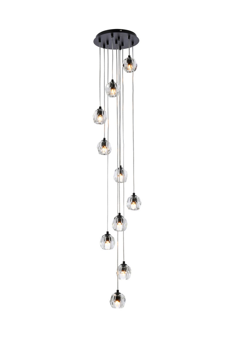 LED Pendant<br /><span style="color:#4AB0CE;">Entrega: 4-10 dias en USA</span><br /><span style="color:#4AB0CE;font-size:60%;">PREGUNTE POR ENTREGA EN PANAMA</span><br />Collection: Eren<br />Finish: Black