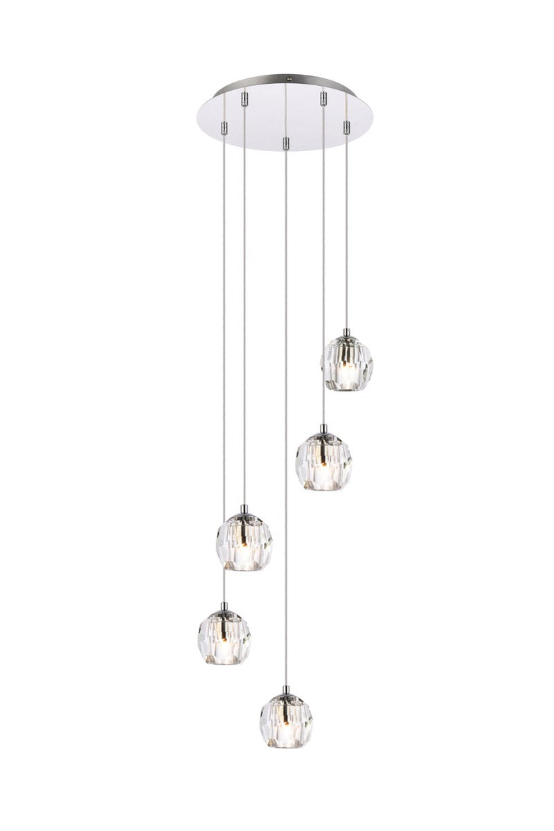 LED Pendant<br /><span style="color:#4AB0CE;">Entrega: 4-10 dias en USA</span><br /><span style="color:#4AB0CE;font-size:60%;">PREGUNTE POR ENTREGA EN PANAMA</span><br />Collection: Eren<br />Finish: Chrome