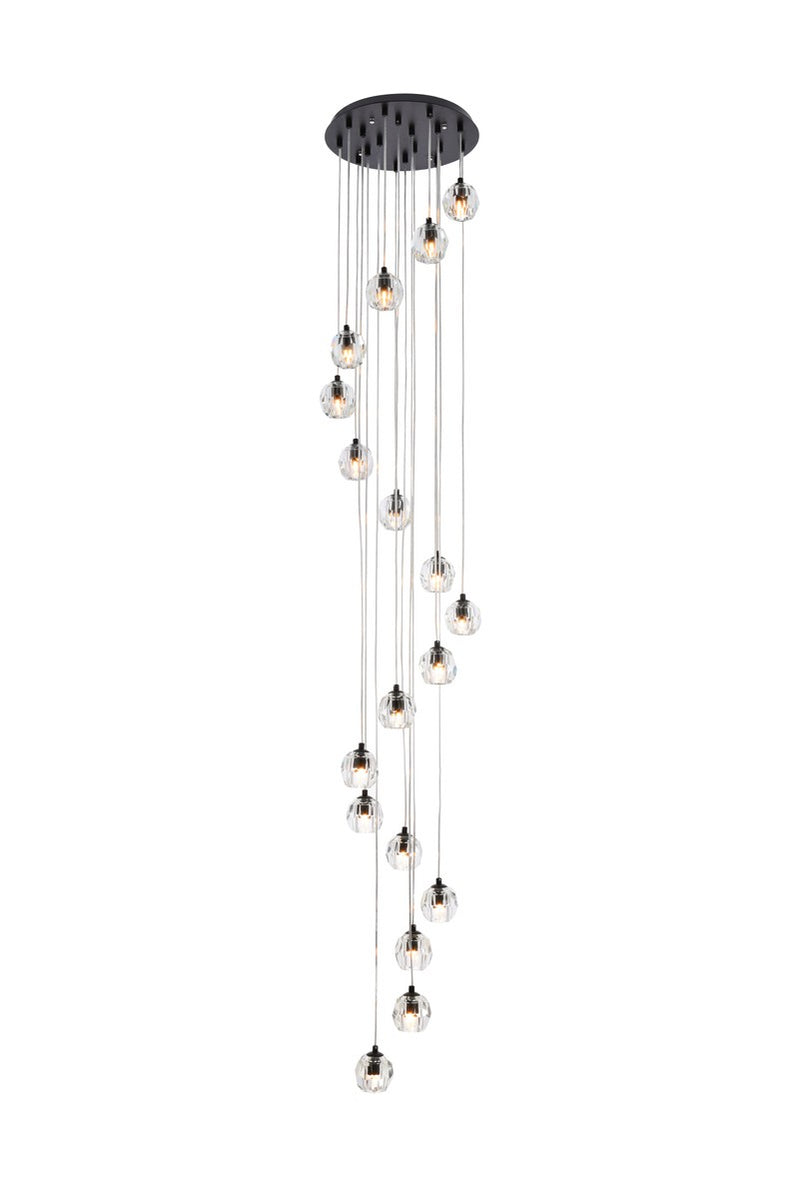 LED Pendant<br /><span style="color:#4AB0CE;">Entrega: 4-10 dias en USA</span><br /><span style="color:#4AB0CE;font-size:60%;">PREGUNTE POR ENTREGA EN PANAMA</span><br />Collection: Eren<br />Finish: Black