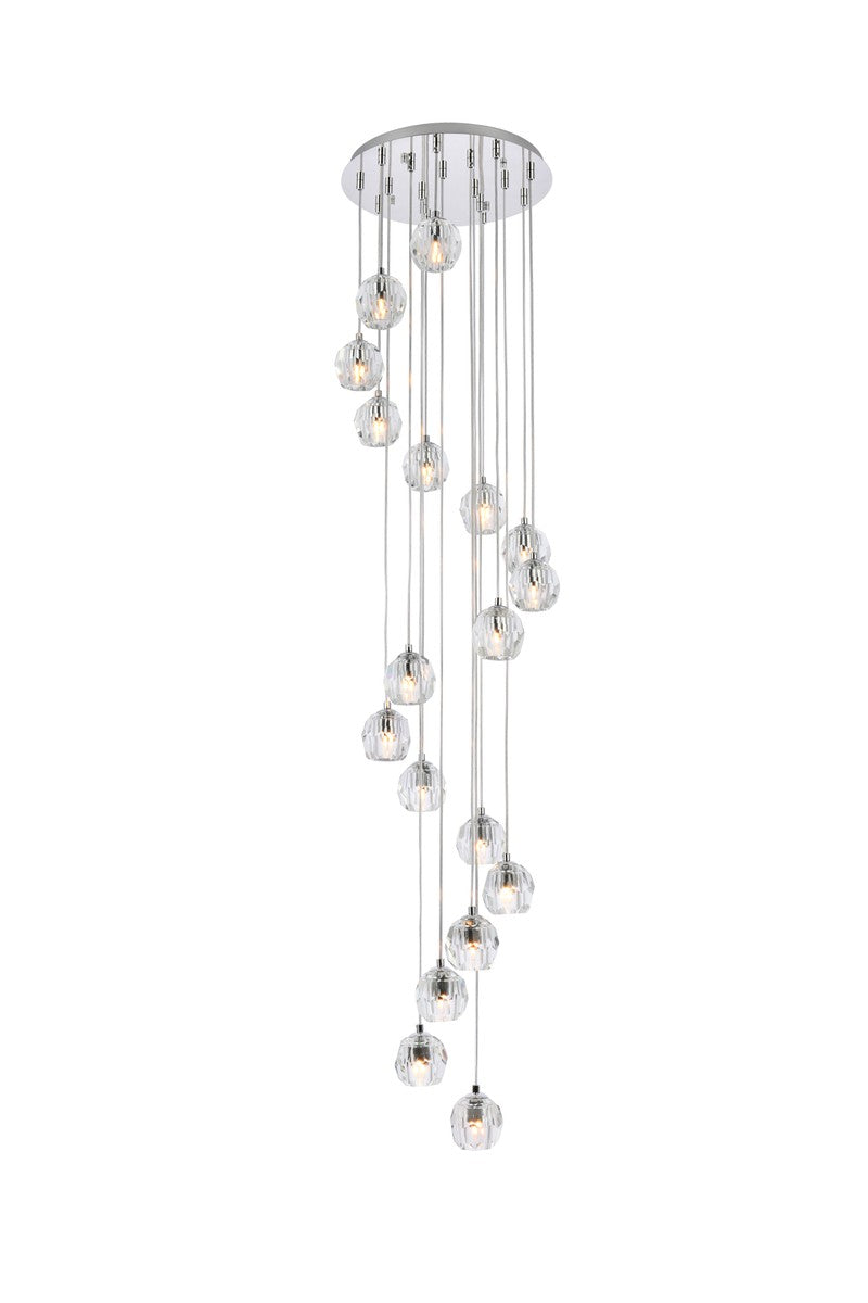 LED Pendant<br /><span style="color:#4AB0CE;">Entrega: 4-10 dias en USA</span><br /><span style="color:#4AB0CE;font-size:60%;">PREGUNTE POR ENTREGA EN PANAMA</span><br />Collection: Eren<br />Finish: Chrome