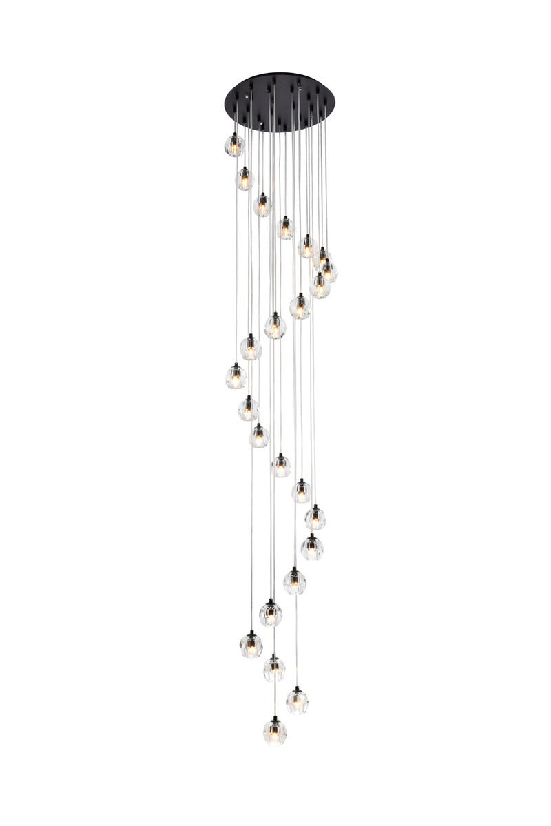 LED Pendant<br /><span style="color:#4AB0CE;">Entrega: 4-10 dias en USA</span><br /><span style="color:#4AB0CE;font-size:60%;">PREGUNTE POR ENTREGA EN PANAMA</span><br />Collection: Eren<br />Finish: Black