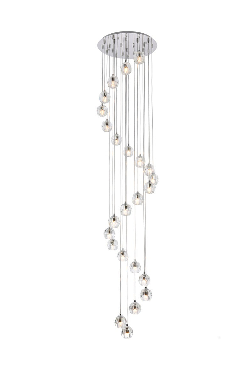 LED Pendant<br /><span style="color:#4AB0CE;">Entrega: 4-10 dias en USA</span><br /><span style="color:#4AB0CE;font-size:60%;">PREGUNTE POR ENTREGA EN PANAMA</span><br />Collection: Eren<br />Finish: Chrome
