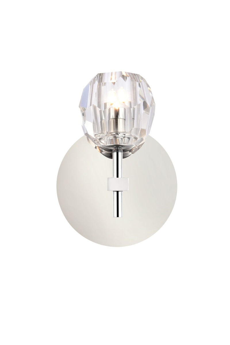 LED Wall Sconce<br /><span style="color:#4AB0CE;">Entrega: 4-10 dias en USA</span><br /><span style="color:#4AB0CE;font-size:60%;">PREGUNTE POR ENTREGA EN PANAMA</span><br />Collection: Eren<br />Finish: Chrome