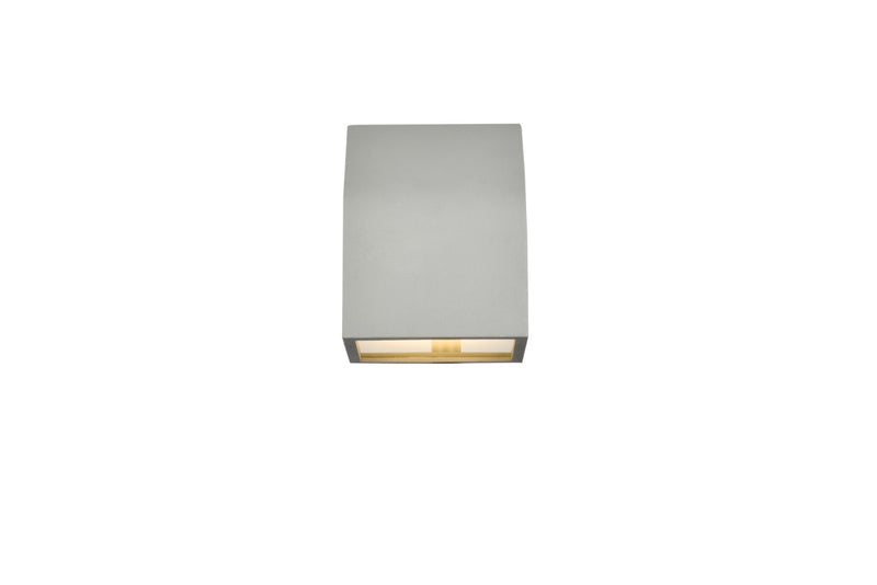 LED Outdoor Wall Lamp<br /><span style="color:#4AB0CE;">Entrega: 4-10 dias en USA</span><br /><span style="color:#4AB0CE;font-size:60%;">PREGUNTE POR ENTREGA EN PANAMA</span><br />Collection: Raine<br />Finish: Silver