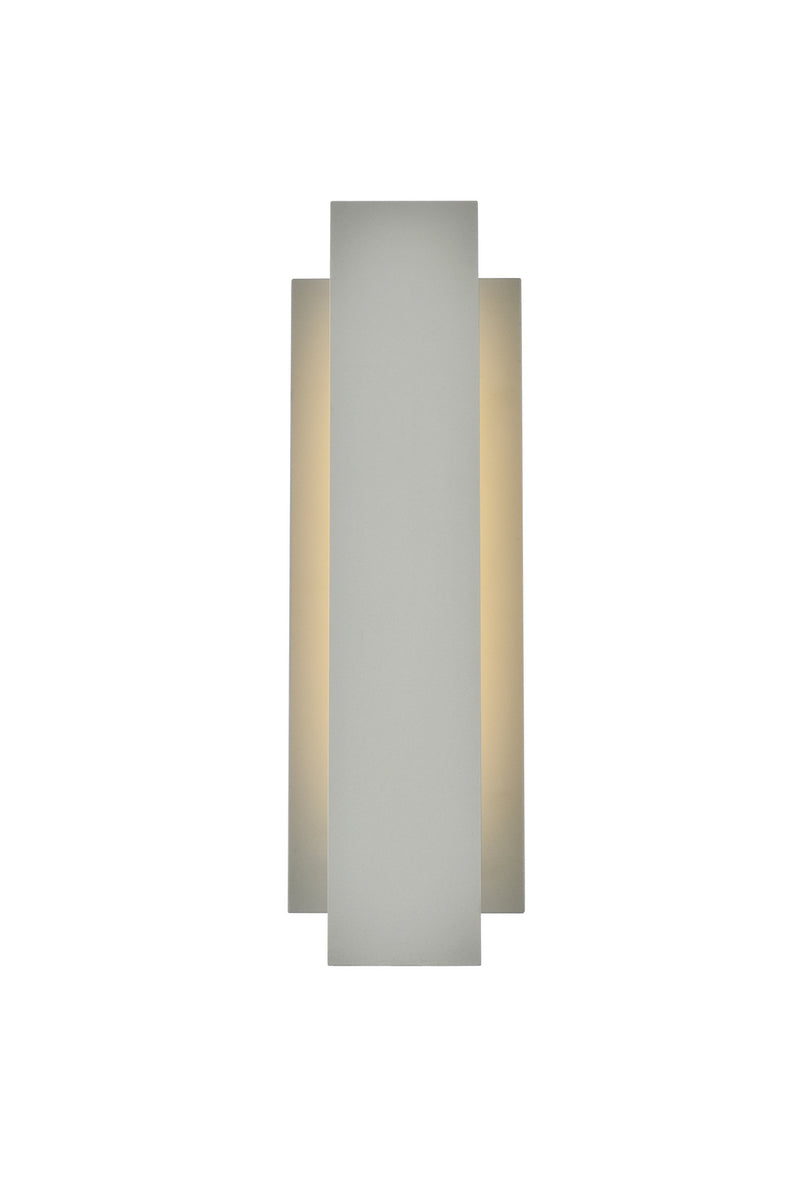 LED Outdoor Wall Lamp<br /><span style="color:#4AB0CE;">Entrega: 4-10 dias en USA</span><br /><span style="color:#4AB0CE;font-size:60%;">PREGUNTE POR ENTREGA EN PANAMA</span><br />Collection: Raine<br />Finish: Silver