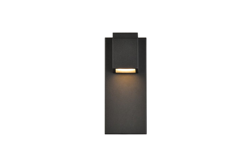 LED Outdoor Wall Lamp<br /><span style="color:#4AB0CE;">Entrega: 4-10 dias en USA</span><br /><span style="color:#4AB0CE;font-size:60%;">PREGUNTE POR ENTREGA EN PANAMA</span><br />Collection: Raine<br />Finish: black