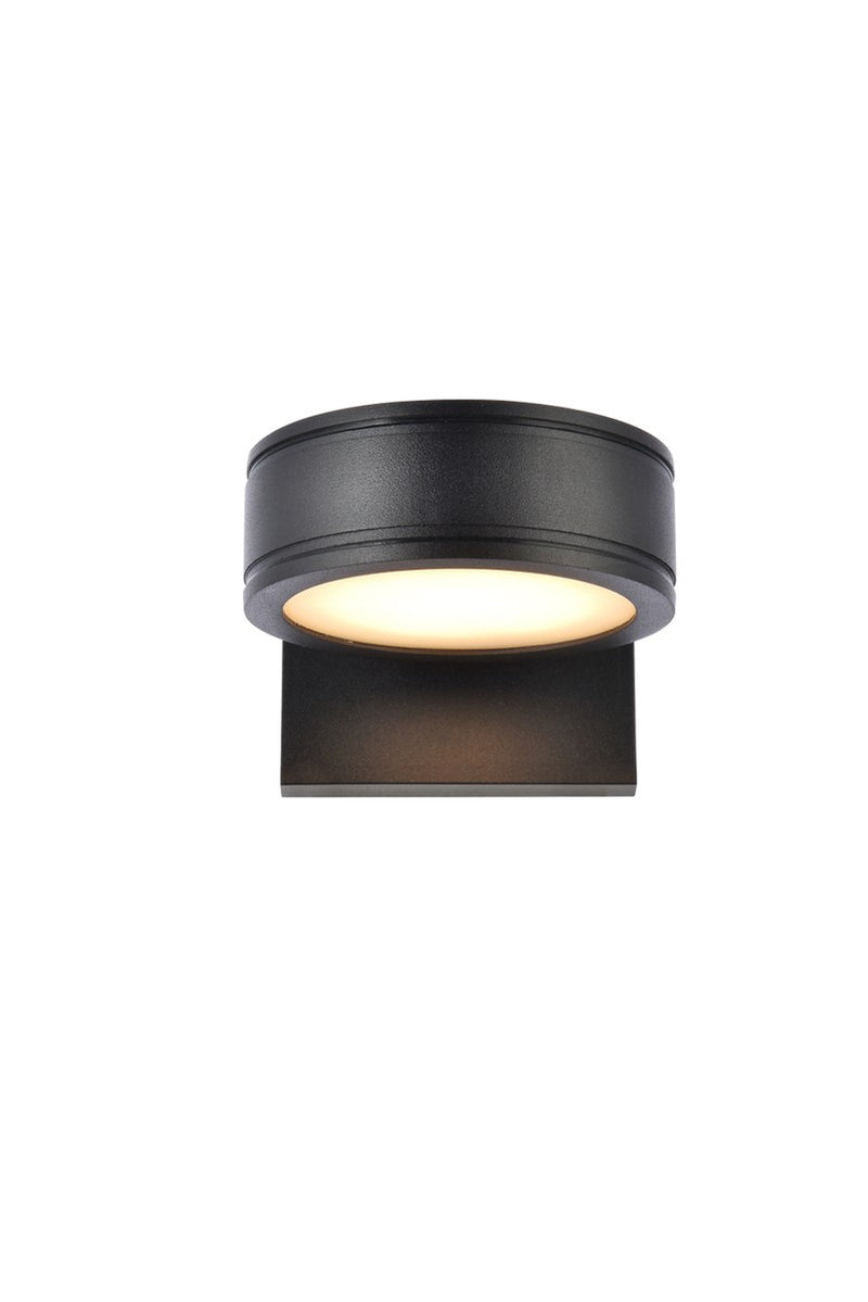 LED Outdoor Wall Lamp<br /><span style="color:#4AB0CE;">Entrega: 4-10 dias en USA</span><br /><span style="color:#4AB0CE;font-size:60%;">PREGUNTE POR ENTREGA EN PANAMA</span><br />Collection: Raine<br />Finish: black