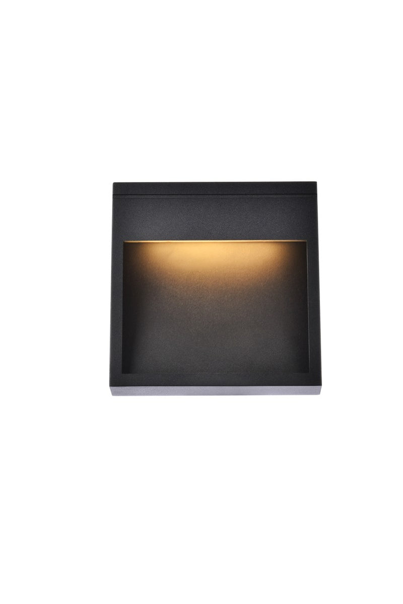 LED Outdoor Wall Lamp<br /><span style="color:#4AB0CE;">Entrega: 4-10 dias en USA</span><br /><span style="color:#4AB0CE;font-size:60%;">PREGUNTE POR ENTREGA EN PANAMA</span><br />Collection: Raine<br />Finish: Black