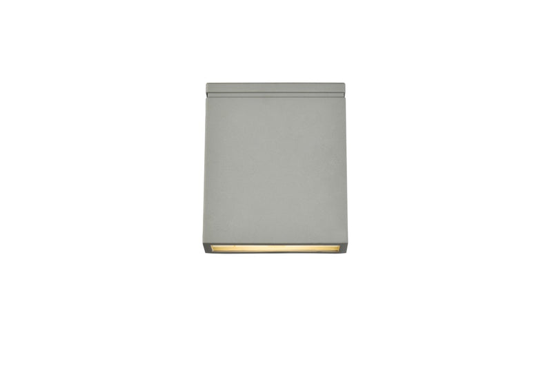 LED Outdoor Wall Lamp<br /><span style="color:#4AB0CE;">Entrega: 4-10 dias en USA</span><br /><span style="color:#4AB0CE;font-size:60%;">PREGUNTE POR ENTREGA EN PANAMA</span><br />Collection: Raine<br />Finish: Silver