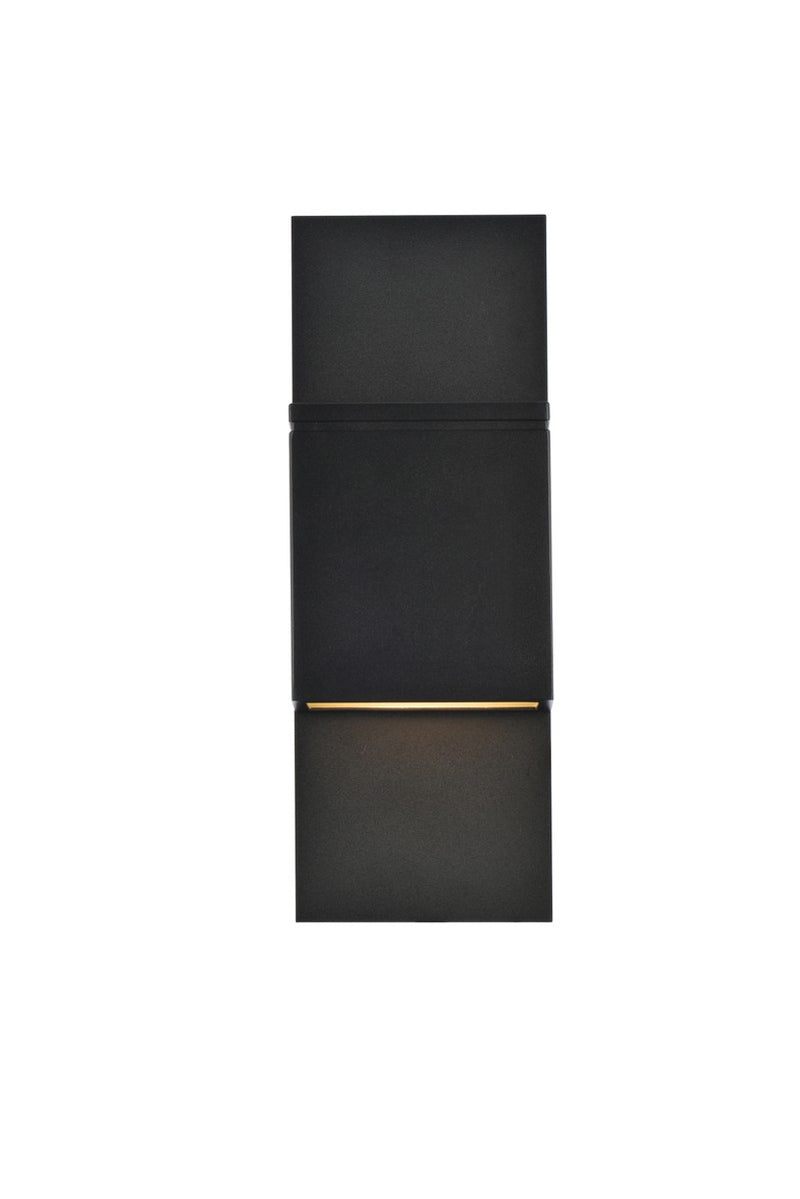 LED Outdoor Wall Lamp<br /><span style="color:#4AB0CE;">Entrega: 4-10 dias en USA</span><br /><span style="color:#4AB0CE;font-size:60%;">PREGUNTE POR ENTREGA EN PANAMA</span><br />Collection: Raine<br />Finish: black