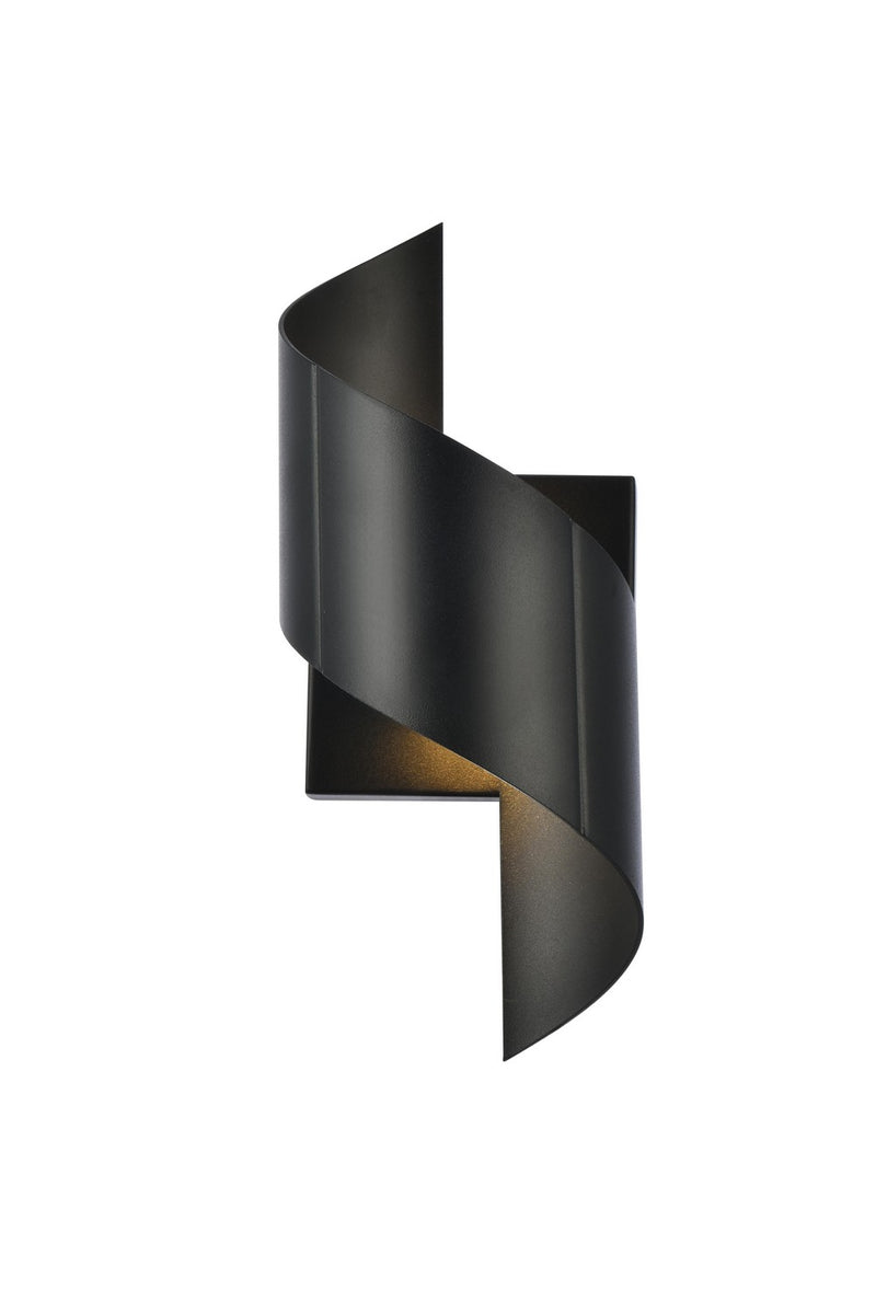 LED Outdoor Wall Lamp<br /><span style="color:#4AB0CE;">Entrega: 4-10 dias en USA</span><br /><span style="color:#4AB0CE;font-size:60%;">PREGUNTE POR ENTREGA EN PANAMA</span><br />Collection: Raine<br />Finish: black