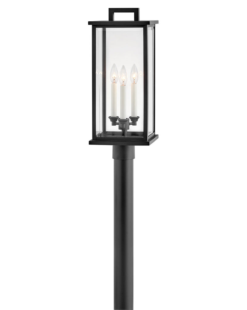 Hinkley - 20011BK - LED Post Top or Pier Mount Lantern - Weymouth - Black