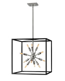 Hinkley - 46314BLK-PN - LED Chandelier - Aros - Black
