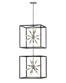Hinkley - 46316BLK-PN - LED Chandelier - Aros - Black