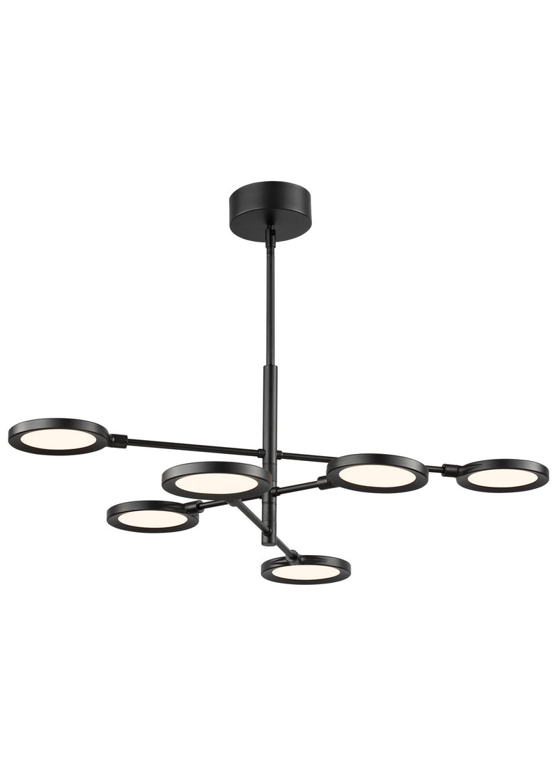 Visual Comfort Modern - 700SPCTB-LED930 - LED Chandelier - Spectica - Matte Black