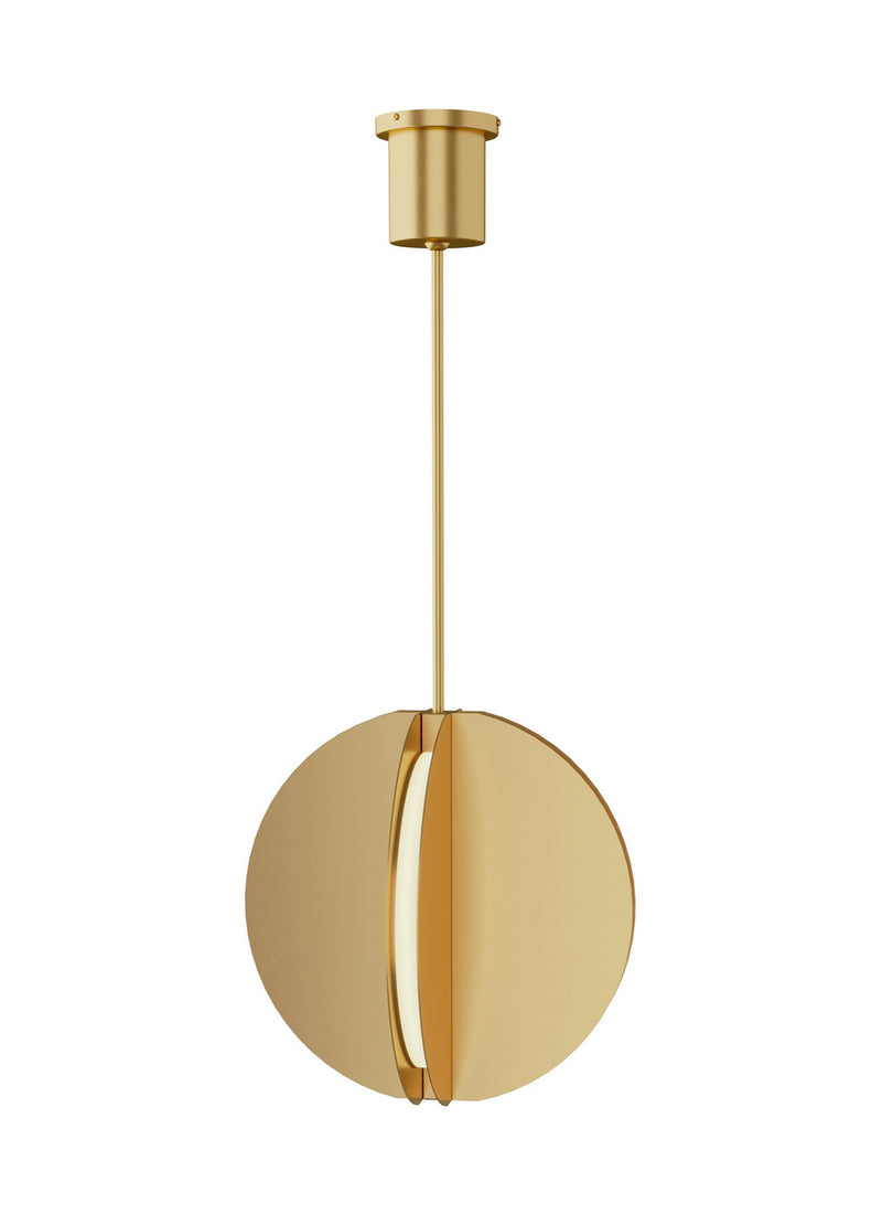 Visual Comfort Modern - 700TDBAU18NB-LED930 - LED Pendant - Bau - Natural Brass