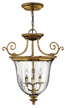 Hinkley - 3613BB - LED Pendant - Cambridge - Burnished Brass