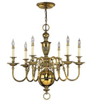 Hinkley - 4416BB - LED Chandelier - Cambridge - Burnished Brass